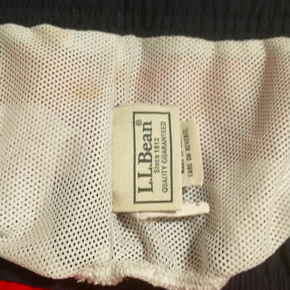 L.L. Bean Mesh Lined Swim Trunks Men's-Small - Picture 4 of 6